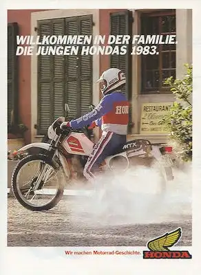 Honda 50 - 80 ccm Programm 1983