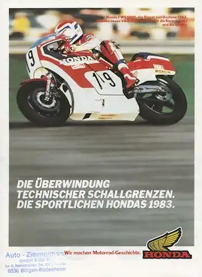 Honda Sportlich Programm 1983