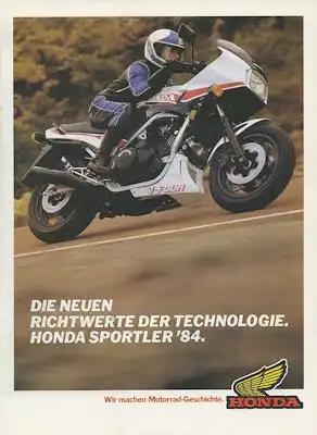 Honda Sportler Programm 1984