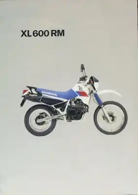Honda XL 600 RM Prospekt 1986