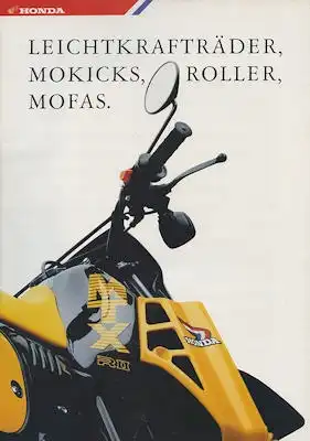 Honda 50 - 80 ccm Programm 1987