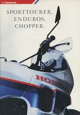 Honda Sporttourer, Enduros, Chopper Programm 1987