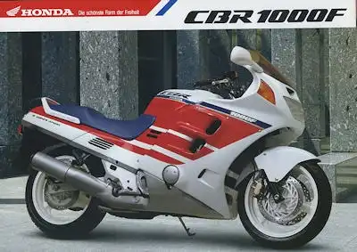 Honda CBR 1000 F Prospekt 1987