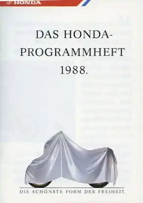 Honda Programm 1988