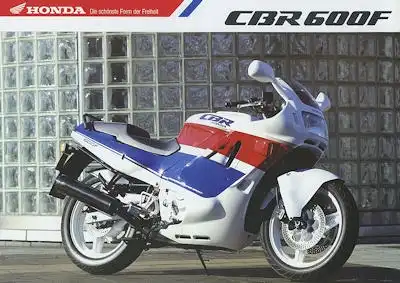 Honda CBR 600 F Prospekt 1988