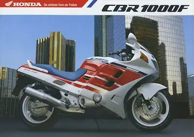 Honda CBR 1000 F Prospekt 1988