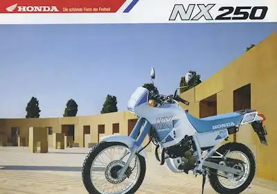Honda NX 250 Prospekt 1989