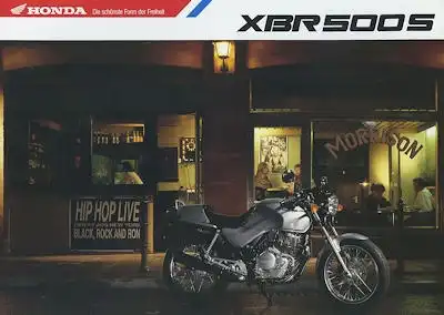 Honda XBR 500 S Prospekt 1989