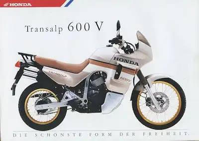 Honda Transalp 600 V Prospekt 1989