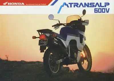 Honda Transalp 600 V Prospekt 1989