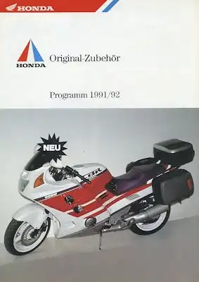 Honda Zubehör Prospekt 1991/92