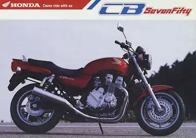 Honda CB SevenFifty Prospekt 1992
