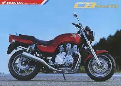 Honda CB SevenFifty Prospekt 1993
