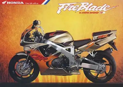 Honda CBR 900 RR Fire Blade Prospekt 1994
