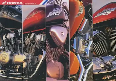 Honda Chopper und Cruiser Programm 1996