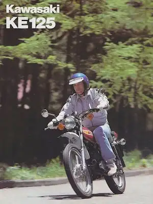 Kawasaki KE 125 Prospekt ca. 1978