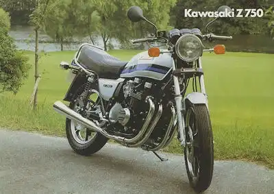 Kawasaki Z 750 Prospekt ca. 1979