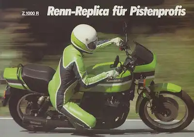 Kawasaki Z 1000 R Prospekt ca. 1983