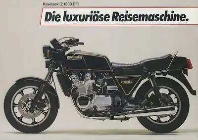 Kawasaki Z 1300 DFI Prospekt ca. 1983