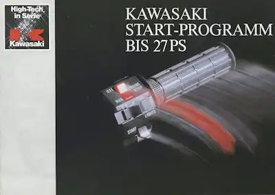 Kawasaki Programm bis 27 PS ca. 1986