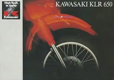 Kawasaki KLR 650 Prospekt ca. 1986