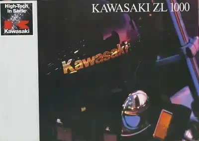 Kawasaki ZL 1000 Prospekt ca. 1986