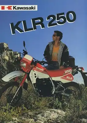 Kawasaki KLR 250 Prospekt ca. 1989