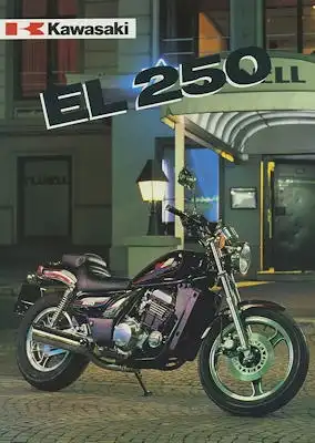Kawasaki EL 250 Prospekt ca. 1989