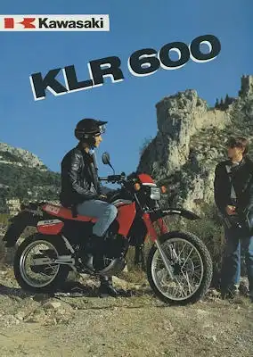 Kawasaki KLR 600 Prospekt ca. 1989