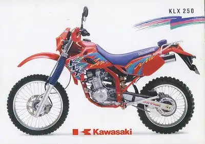 Kawasaki KLX 250 Prospekt 12.1992