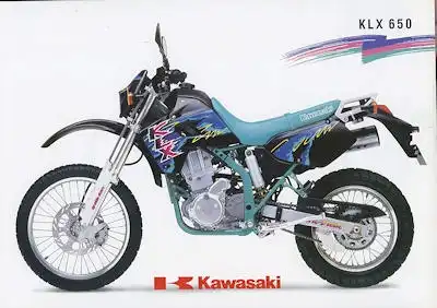 Kawasaki KLX 650 Prospekt 12.1992
