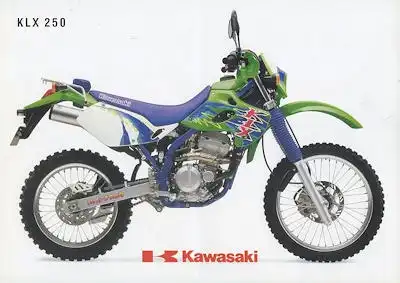 Kawasaki KLX 250 Prospekt 11.1993