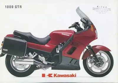 Kawasaki 1000 GTR Prospekt 10.1993