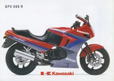 Kawasaki GPX 600 R Prospekt 10.1993