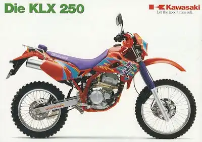 Kawasaki KLX 250 Prospekt 10.1994