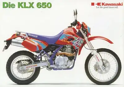 Kawasaki KLX 650 Prospekt 10.1994