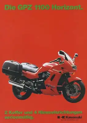 Kawasaki GPZ 1100 Horizont Prospekt ca. 1996