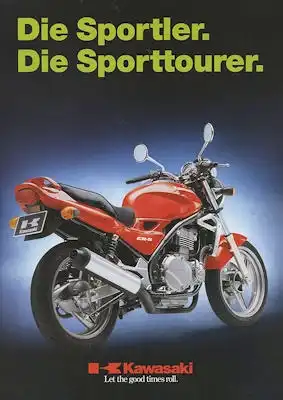 Kawasaki Sportler + Sporttourer Prospekt 10.1996