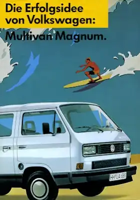 VW T 3 Multivan Magnum Prospekt 1988