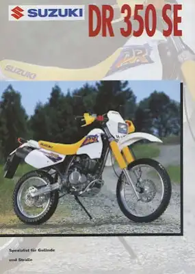 Suzuki DR 350 SE Prospekt 1996