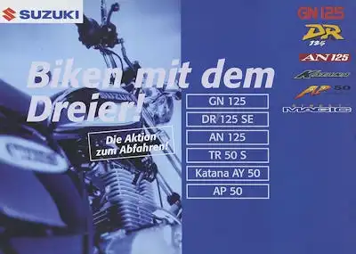 Suzuki 50-125 ccm Programm 1997