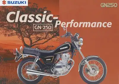 Suzuki GN 250 Prospekt 1997