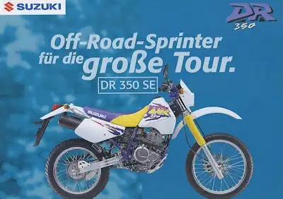 Suzuki DR 350 + SE Prospekt 1997