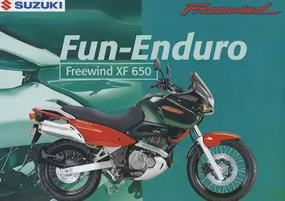 Suzuki Freewind XF 650 Prospekt 1997