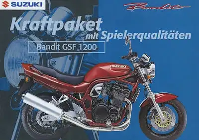Suzuki GSF 1200 Bandit Prospekt 1997