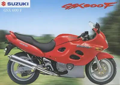 Suzuki GSX 600 F Prospekt 1999