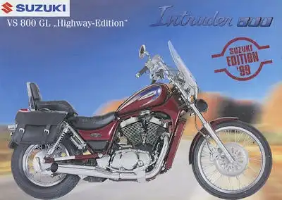 Suzuki Intruder VS 800 GL Highway Edition Prospekt 1999