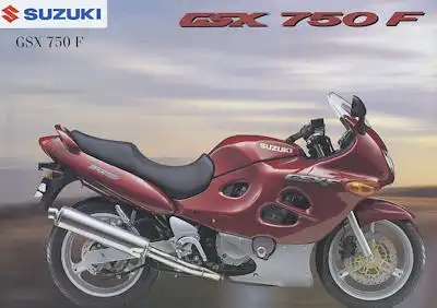 Suzuki GSX 750 F Prospekt 1999