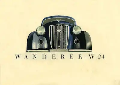 Wanderer W 24 Prospekt 1937