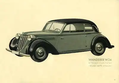 Wanderer W 24 Prospekt 1937